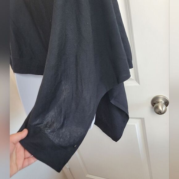 LULULEMON Black Knit Yin Poncho - Picture 4 of 7